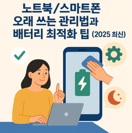 노트북 스마트폰 배터리 최적화 팁